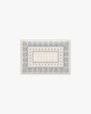 Bath Mat | Grey Bath Mat Beatrice Birch & Blue | Ruggable