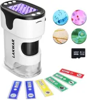 Portable Digital Microscope for Kids & Adults, 200~1000X Pocket Handheld Micr...