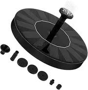 YARNOW 1W Solar Fountain Water Pump for Outdoor Garden Floating Fountain with Automatic Start for and Water Features No Battery Required