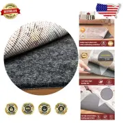 Premium Natural Rubber Non-Slip Rug Pads - 8 Feet Round for Carpet Protection