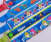 NEMO - DORY - SHARK - BABY SHARK - Dummy Clip - Dummy Clips - Clip - Chain