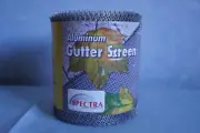 Spectra aluminum gutter screen 6" x 20 ft metal leaf guard NIP
