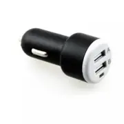 BLACK 2-PORT USB 3.1A RAPID CAR CHARGER DC SOCKET POWER ADAPTER For CELL PHONES