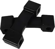 Hoement 2pcs Rectangular Rubber Feet Pads Speakers Anti-skid Replacement Feet Caps for Speaker Stands Audio Equipment Accessories