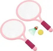 Abaodam Outdoor Badminton Rackets Interactive Shuttlecocks Sports for Lawn Play Promotes Teamwork Family Bonding Friendly Grip for Easy Handling