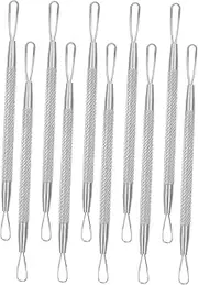 Ipetboom Pcs Blackhead Removers Comedone Extractors Pimple Tool Double-headed Beauty Tools for Face Care