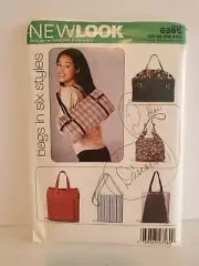 New Look Sewing Pattern 6365 Bags in Six Styles Uncut FF