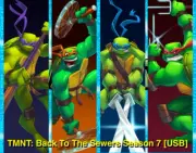 TMNT Back To The Sewers Season 7 [Digital on a USB Drive] Not Sold Anywhere, Bid