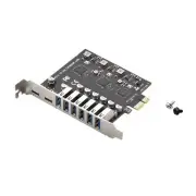 Expansion Card PCIE to 8 Ports USB3.2 Gen1 Controller Type C 5Gbps Converter