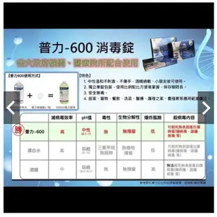 ［現貨］公司貨 普力二氧化氯 普力600 環保 友善 空氣消毒 防疫必備 消毒錠 霧化器 環署衛輸字第0817號