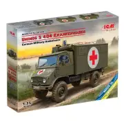 Unimog S 404 German Military Ambulance ICM 35138 Scale models car kit 1:35