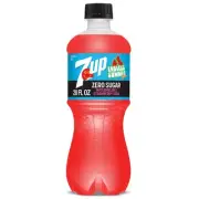 7up Watermelon Strawberry Zero Sugar Soda,Endless Summer, 20 Fl Oz, 24 Pack