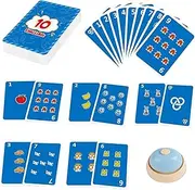Learning Toys, Toddler Learning Cards, Educational Flash Cards, Portable and Easy to Store, Math-Focused, 8.79x6.29cm/3.46x2.48 Inches, for Early Childhood Boys and Girls Classroom Home School