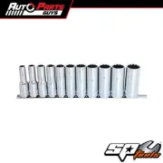 SP Tools 1/2"Dr Deep Socket Rail Set - 12pt Metric - 12pc | SP20340