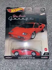 NEW 2022 Hot Wheels Car Culture Jay Leno Garage Lamborghini Countach LP 5000 QV