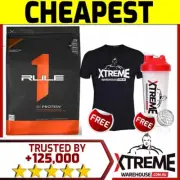 RULE 1 R1 ONE PROTEIN 10LBS WHEY POWDER ISOLATE 10LB (4.54Kg ) WPI ON LEAN %