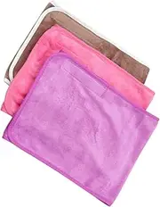 WOONEKY 3Pcs Microfiber Hair Wrap Towels Absorbent Salon Towels for Home Travel Soft Comfortable Bathing Experience Quick Drying