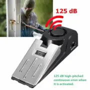 Home security wedge door stop alarm system device intrusion alarm detection