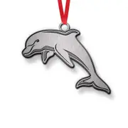 Dolphins NRL Metal Ornament Christmas Tree Decoration