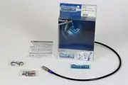 Swage LINE GSX-R1100 89 STCB424 Clutch Hose Kit, Stainless Steel, Black Smoke Hose