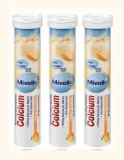 Mivolis 3 pcs Calcium Effervescent Tablets 20 X 400mg