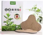 TOVINANNA 12pcs Moxibustion Stickers for Neck and Shoulder Self-heating Wormwood Patches for Back Neck