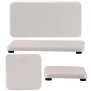 Set of 4 Water Absorbent Diatomite Soap Dish, Diatomaceous Earth Coasters, Ha...