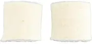 Drum Pedal Beater Felt Pads Replacement Premium Felt Tips Bass Mallet Percussion White 2Pcs