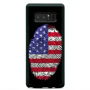 USA Flag Fingerprint Case Cover For Samsung Galaxy S23 S22 Plus Ultra S21+ S20