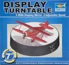 Trumpeter Battery Op Round Mirrored Turntable Model Display Stand #9835~NEW