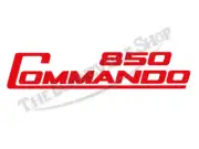 Norton Commando 850 Red Sidepanel Logo Decal Sticker (1) PN# 06-5098