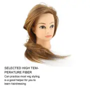 Mannequin Head Practice Manikin Cosmetology Doll Hairstyling Training Head W DSO
