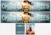 Code 3 Adhesive Vinyl Trailer Decal - Wonder Woman - 1/50 1/76 1/148 1/87 1/64