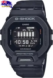 Casio G-Shock G-Squad Men's Sports Watch Black Resin Digital Analog Durable