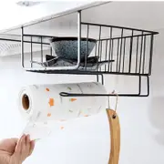 Multi-Function Hanging Storage Rack Library Shelf Desktop Office Storage Basket White