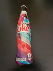 DIET COKE VINYL WRAP FULL 12oz BOTTLE Coca-Cola Lot C