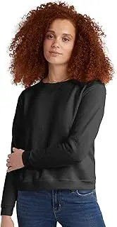 [Hanes] Women's V-Notch Pullover Fleece Sweatshirt
