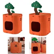 Cat House Cat Condo Winter Household Covered Cat Bed Enclosed Bed for Kitty