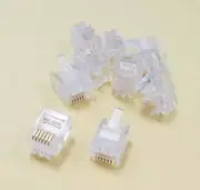 Philmore TEC3, 6 Conductor RJ12 (6P6C) Male Modular Crimp Plugs ~ 10 Pack