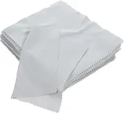 TEMPNAP 50pcs Jewelry Cleaning Supplies Microfiber Cleaning Cloths Jewelry Polishing Cloth Set