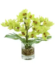 Creative Displays Green Orchid Floral Arrangement