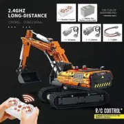 Building Blocks MOC RC APP Motorized Excavator Truck Bricks DIY Model Kids Toys