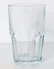 Crisa Libbey BOSTON Barware Clear Panel Heavy 16.1 OZ Glass Cooler NEW