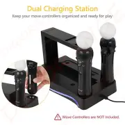 AU 4 in 1 Controller Charging Dock Stand for Playstation PSVR II/PS4 VR II/PS VR