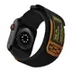 【MiFa】MIFA Apple Watch EDC-34 戰術尼龍混搭真皮皮革運動錶帶 (適用S1-9代 & Ultra 1-2 & SE )