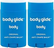 Body Glide Original Anti Chafe Balm | Anti Chafing Stick | Prevent Arm, Chest, Butt, Thigh, Ball Chafing & Irritation | Trusted Skin Protection Since 1996 |1.5oz-2pk