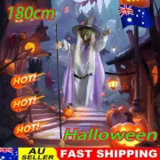 2024Halloween Animated Hovering Witch Animatronics Halloween Decorations Outdoor