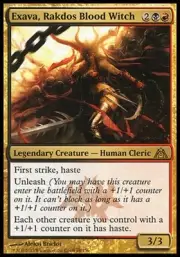 1x Exava, Rakdos Blood Witch Dragon's Maze MtG Magic Gold Rare 1 x1 Card Cards