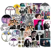 Umbrella Academy Themed Set of 50 Assorted Stickers Decal Set