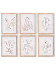 Napa Home & Garden Botanicals in Blush Prints Set